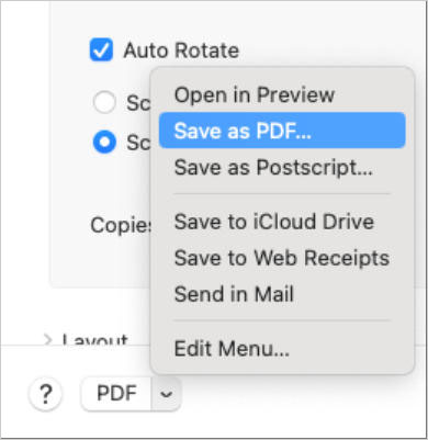 Convert HEIC to PDF on Preview