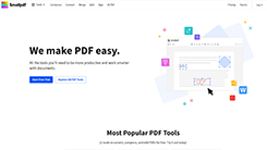 SmallPDF Interface